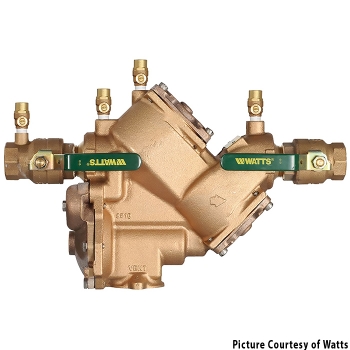 Watts LF909M1-QT Reduced Pressure Zone Assy 1-1/4&quot;&quot; LF