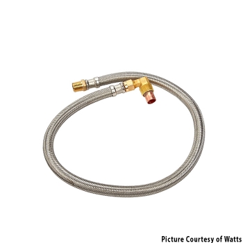 Watts 909 10&quot;  Sensing Line Hose Assembly