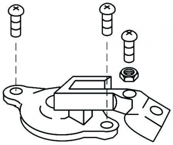 Kohler Fill Valve Cap &amp; Lever Kit for Obsolete One Piece Toilets