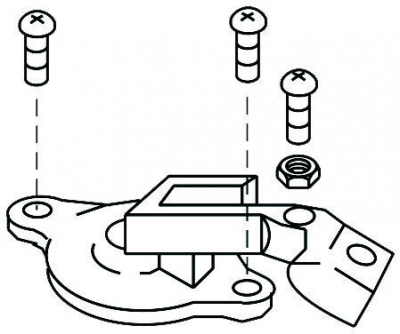 Kohler Fill Valve Cap & Lever Kit for Obsolete One Piece Toilets