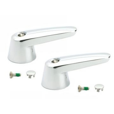 Moen* M-Dura* Commercial Chrome Lever Handles - Pair Hot & Cold