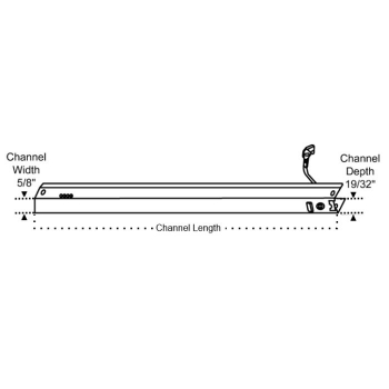 61 Series Channel Balance 11&quot; 2-3#