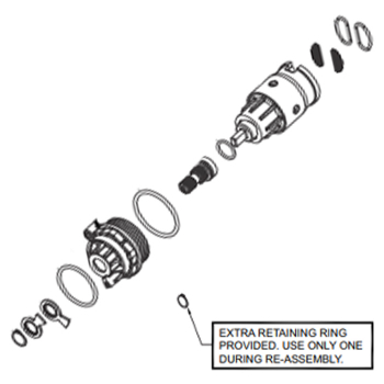 Acorn SV16 Shower Cartridge &amp; Bonnet