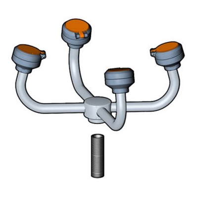 Guardian Facewash Yoke & Heads (4) w/ Shank