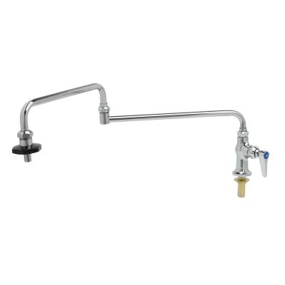 T&S Wall Mount Kettle Filler with 24" Double Jointed Spout