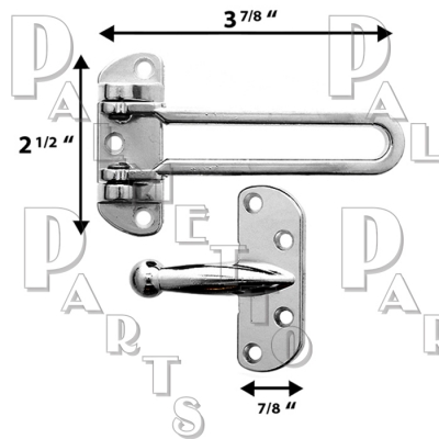 Night Latch -Chrome Finish