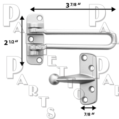 Night Latch -Satin Chrome