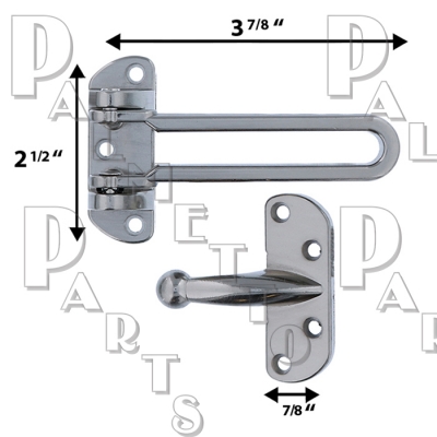 Night Latch -Chrome Finish