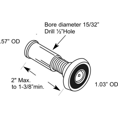 180 Sat Nkl Door Viewer 31842