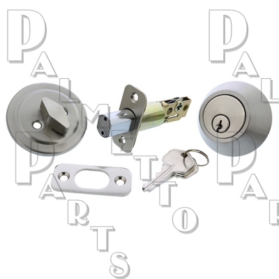 Single Cylinder Deadbolt -Stainless Steel