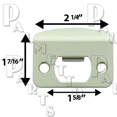 Latch Strike -Polished Brass Finish