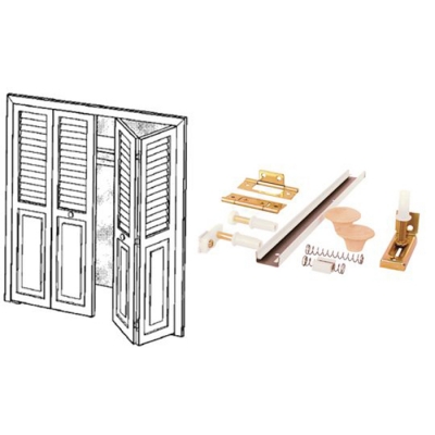 Bi-Fold 4 Door Track Kit 48"