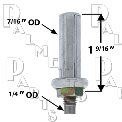 Bifold Door Bottom Pivot Pin Metal