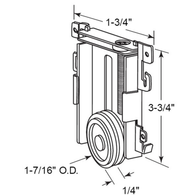 Mirror Door Roller