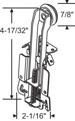 Bypass Top Roller Assembly