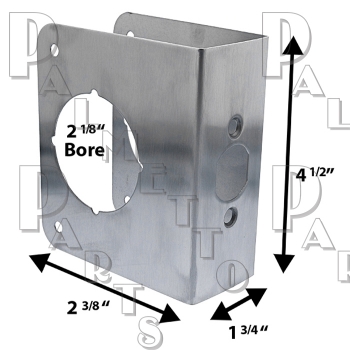 Door Reinforcer -Stainless Steel Finish