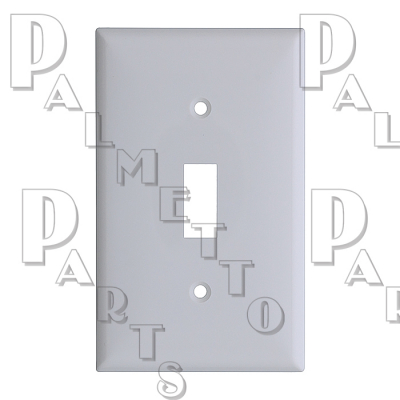 Single Switch Plate White