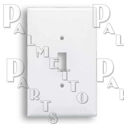 Jumbo Switch Wall Plate White CASE 25