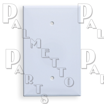 Jumbo Blank Wall Plate -White