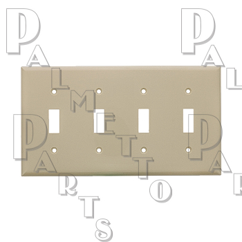 4 Gang Switch Plate Ivory