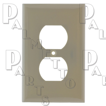 Midi Receptacle Wall Plate Ivory