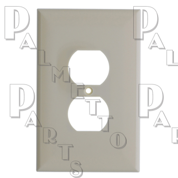 Jumbo Receptacle Wall Plate Ivory