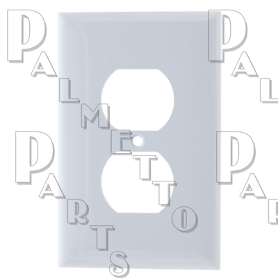 Midi Receptacle Wall Plate White