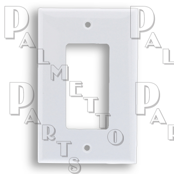 Midi Deco Wall Plate -White