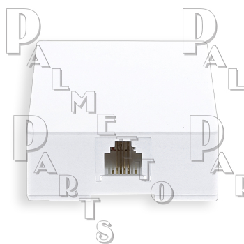 Surface Mount Modular Phone Jack-White