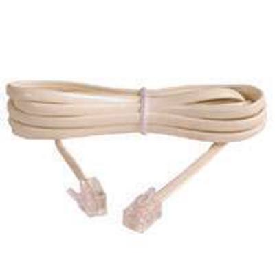 25' Phone Cord Ivory