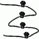 4 Light Harness Set Candelabra Base