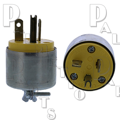 3 Prong Plug-Male 20A -250V