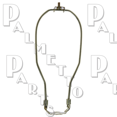 9" Lamp Harp -Brass