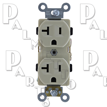 20A Duplex Receptacle Ivory