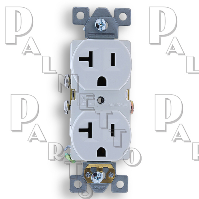 20A Commercial Receptacle White