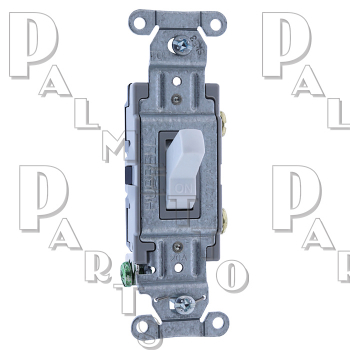 Commercial 20A Wall Switch White