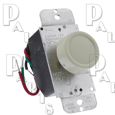 DISCO ----- Rotary 3 Way Dimmer Switch Ivory