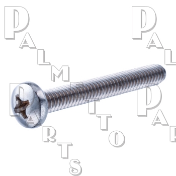 12-24 x 3/8 Zinc Machine Screws -Phillips Pan Head