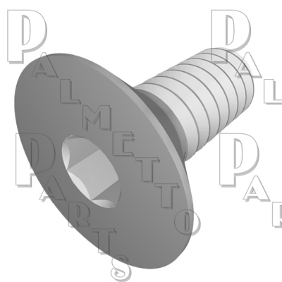 10-24 x 1/2" Stainless Steel Machine Screw Hex Flat Head