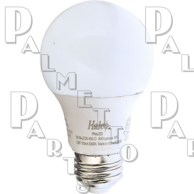 9W (60W Eq,) LED A19 5000K Dimmable Medium Base