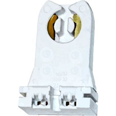 Medium Bi-Pin Fluorescent Socket