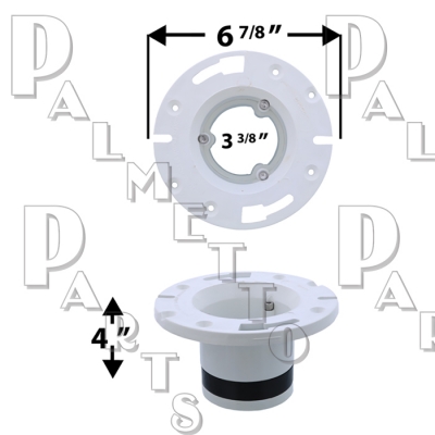 Compression Flange 4" Inside Fit