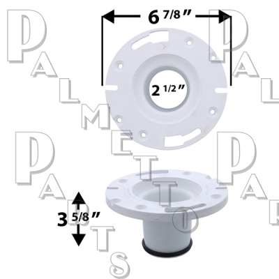 Compression Flange 3" Inside Fit