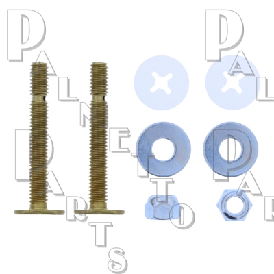 Brass Closet Bolts 5/16" x 2-1/4" (Pair)