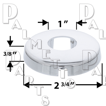 Escutcheon Flange Eljer*, Indiana Brass*, Speakman*, &amp; Sterling*