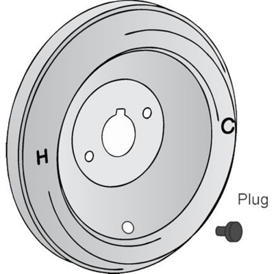 Moen* Moentrol* Escutcheon Non OEM -Chrome Finish