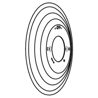 Symmons Commercial Escutcheon Flange - Chrome Finish