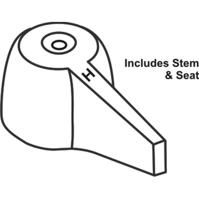 B&K Until Faucet Stem & Handle Kit H USE P099-05106