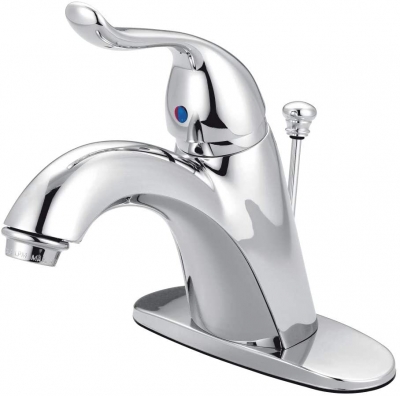 Single Hole or 4" Lav Faucet W Pop-Up