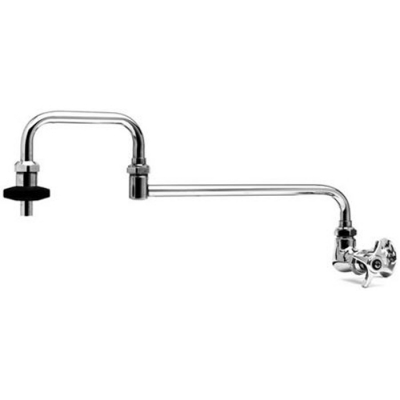 T&S Wall Mount Kettle Filler with 24" Double Jointed Spout